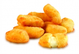 Breaded White Cheddar Cheese Curds - 5 lbs